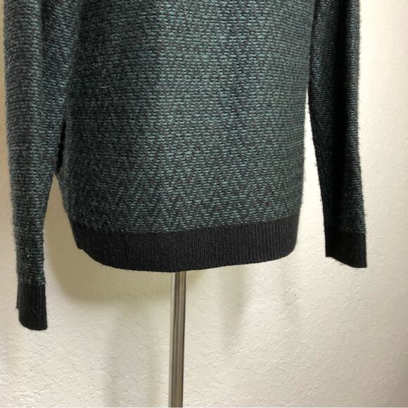 Cabi Fireside green and black cardigan sweater size Small #3015 - Picture 8 of 16